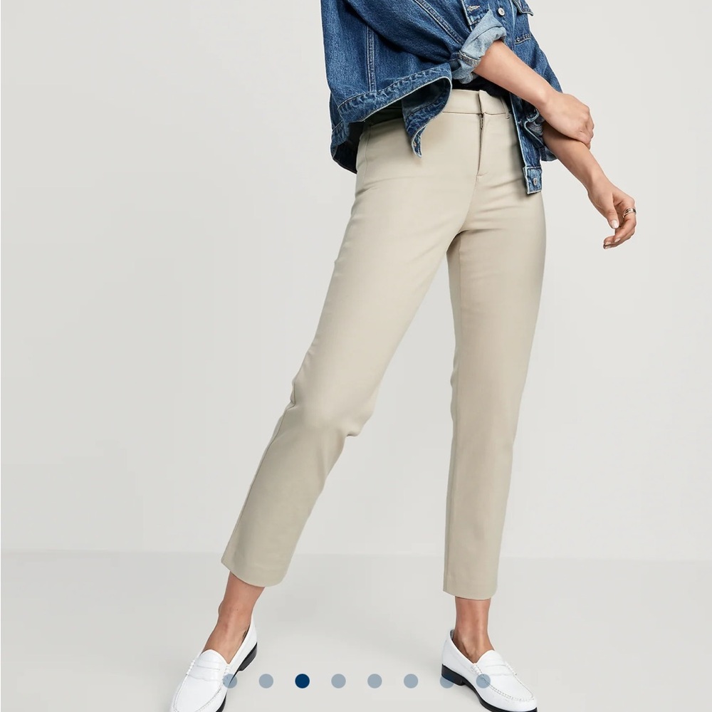 Old Navy High-Waisted Pixie Straight Ankle Pants NWOT